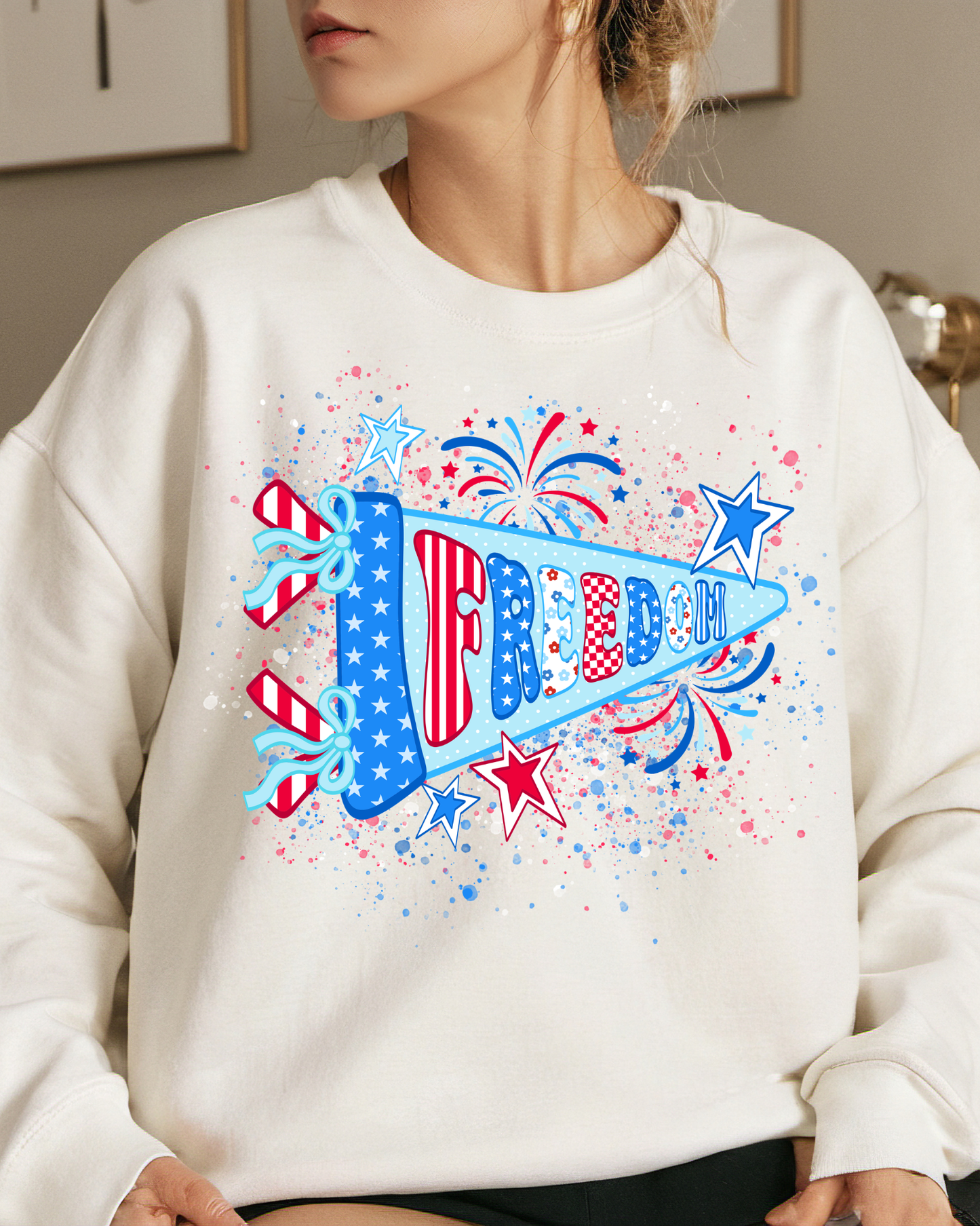 Freedom Banner Splatter
