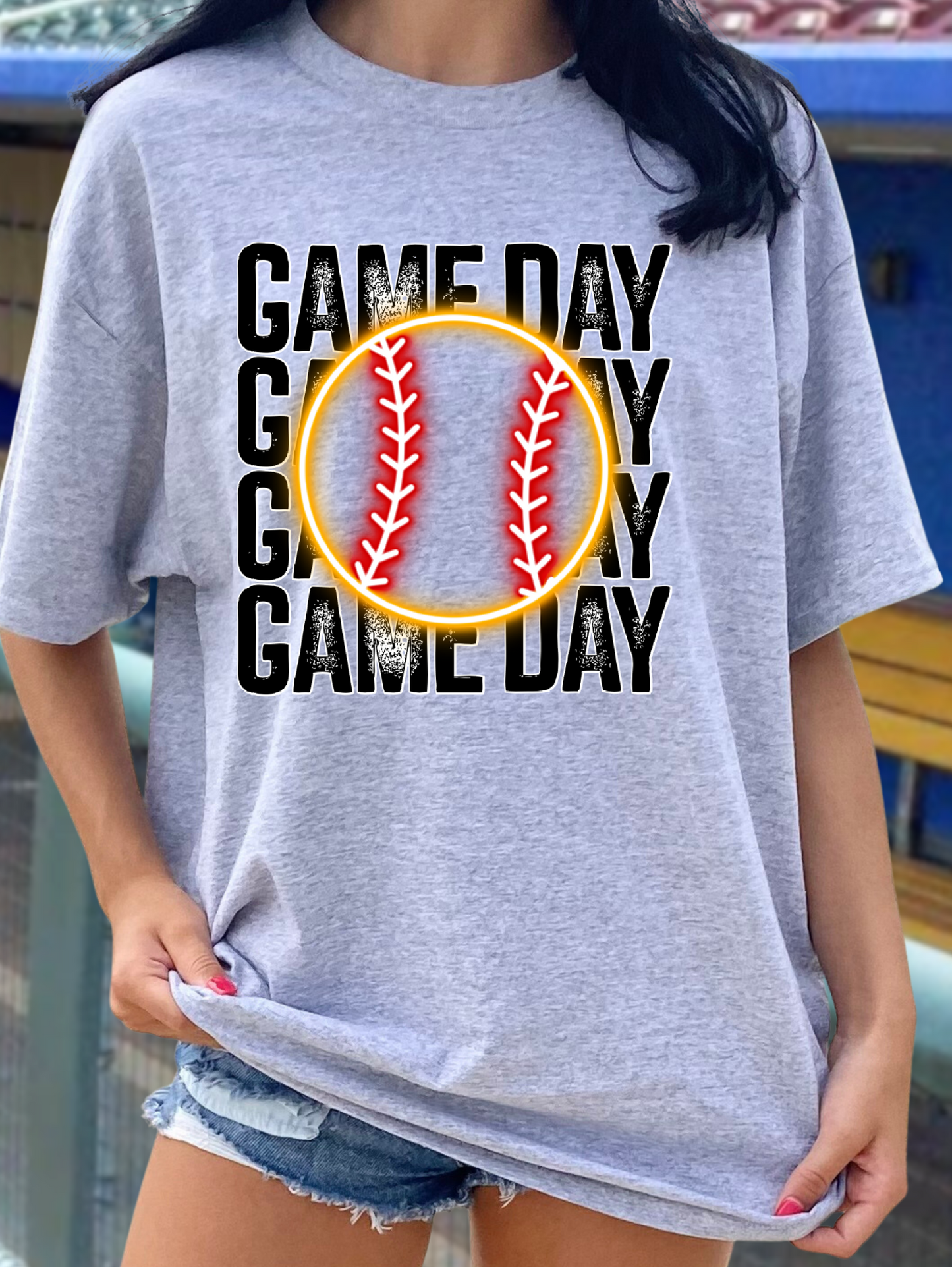 Game day- yellow baseball