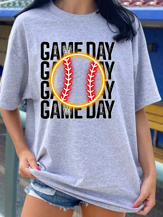 Game day- yellow baseball