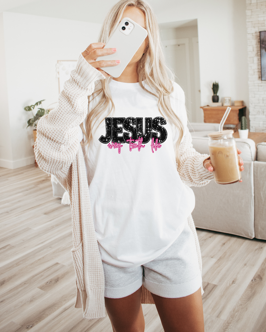 Jesus (way, truth, life)