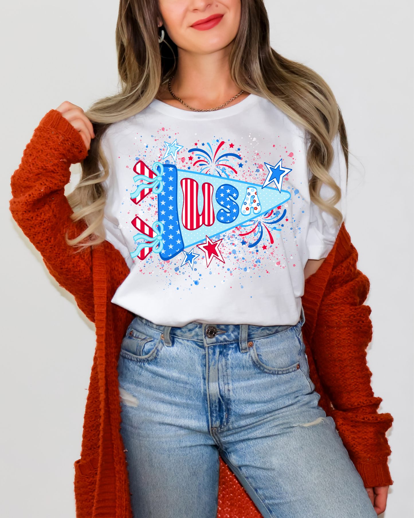 USA Banner Splatter