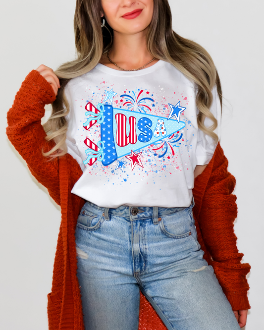 USA Banner Splatter