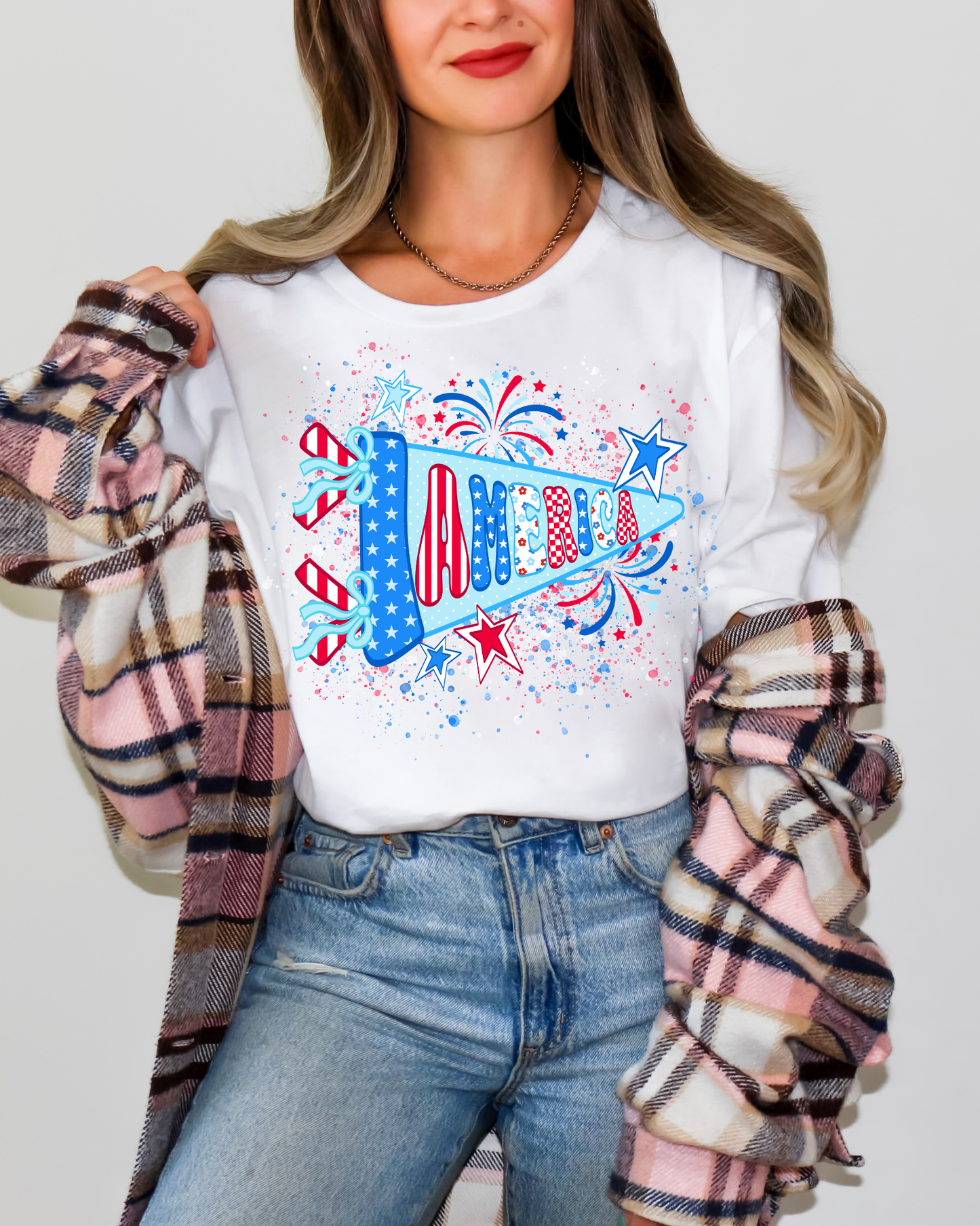 America Banner Splatter