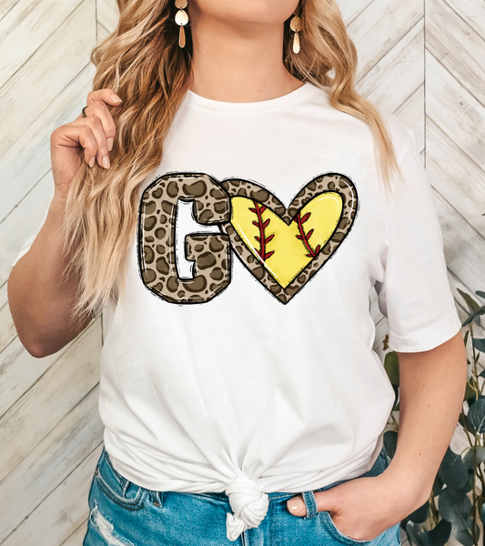 Go, cheetah print and softball