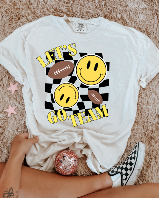 Let's Go Team Yellow And Black