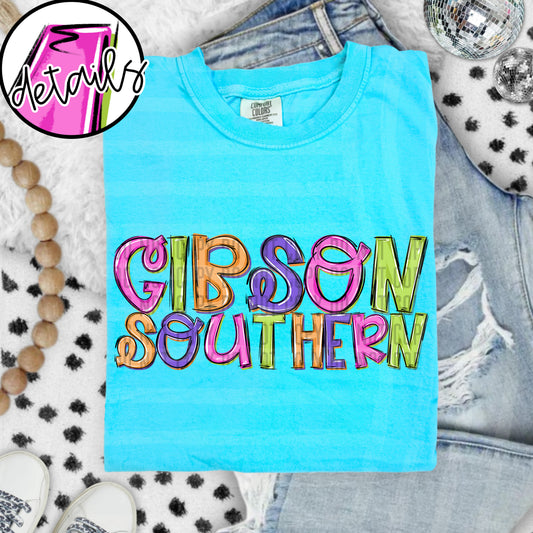 DOODLE COLORFUL GIBSON SOUTHERN