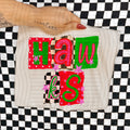 HAWKS RED & GREEN CHECKERS