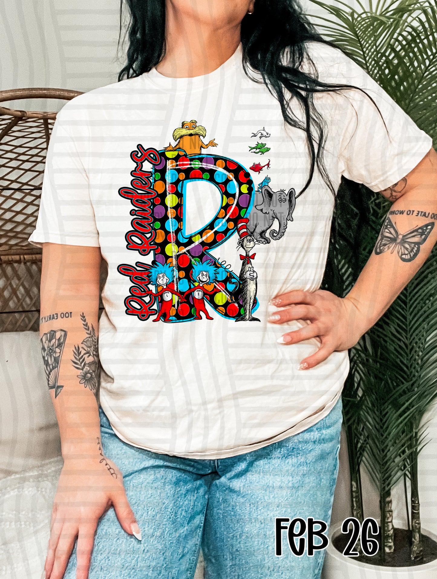 CAT IN THE HAT RED RAIDERS