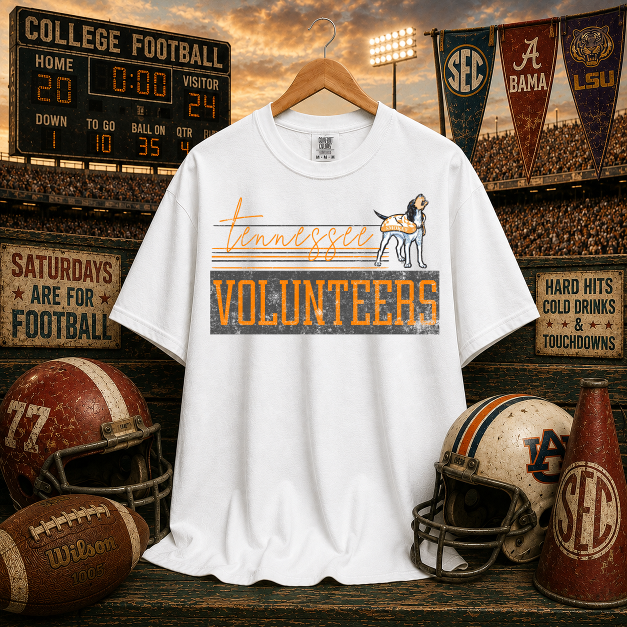 Retro Vibe Tennessee Volunteers