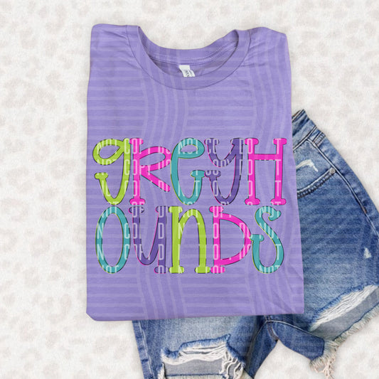 COLORFUL GREYHOUNDS