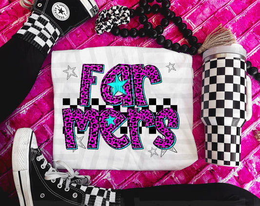 Farmers (pink neon leopard)