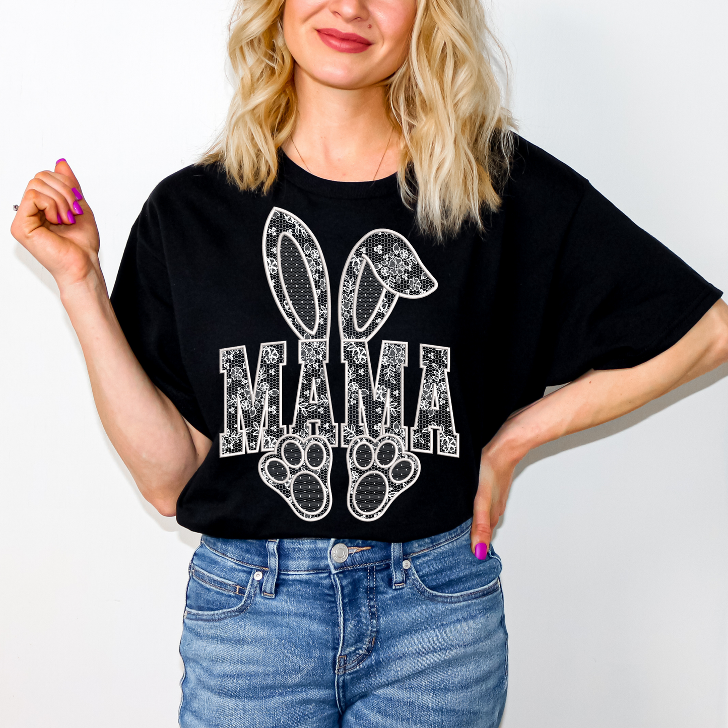 Lace Mama Bunny Ears