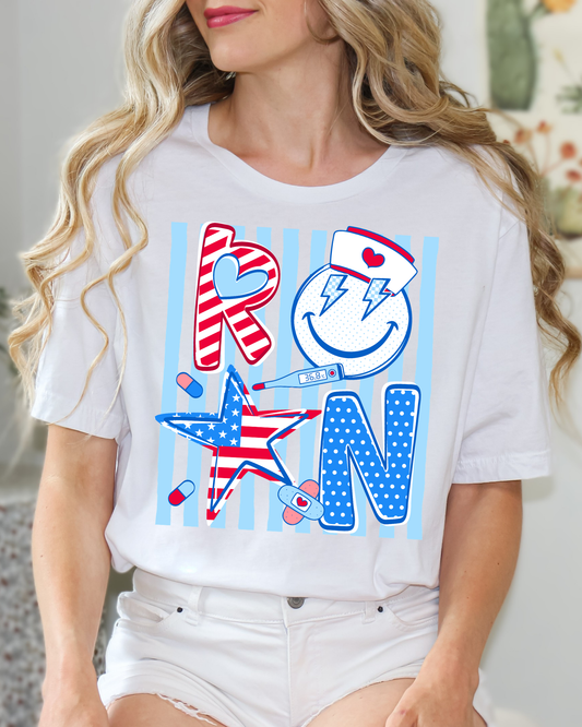 RN Stripes Red White Blue