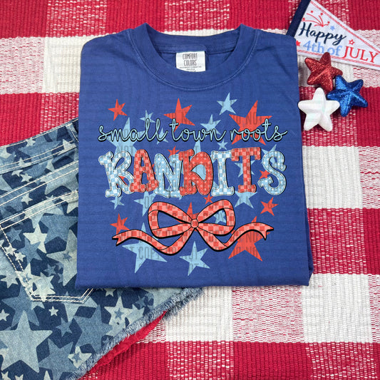SMALL TOWN ROOTS BANDITS RED WHITE & BLUE
