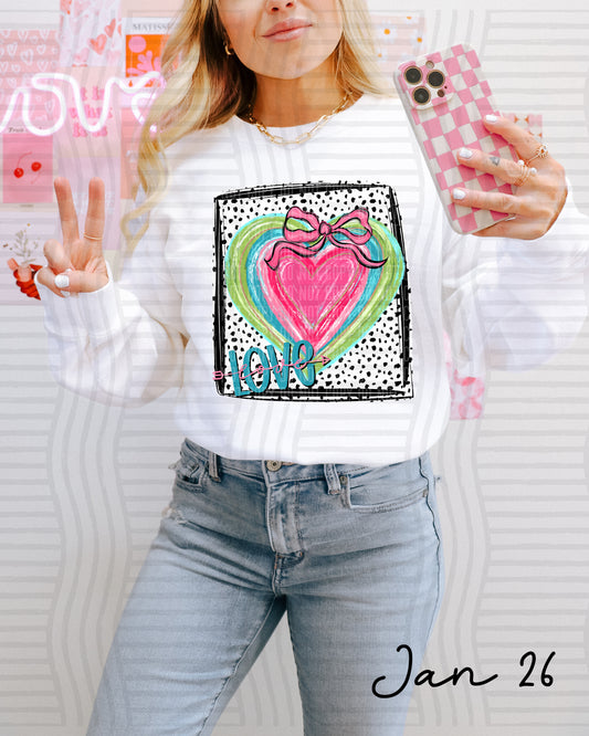VALENTINE HEART BOW LOVE