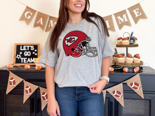 Feux Embroidery Chiefs Helment