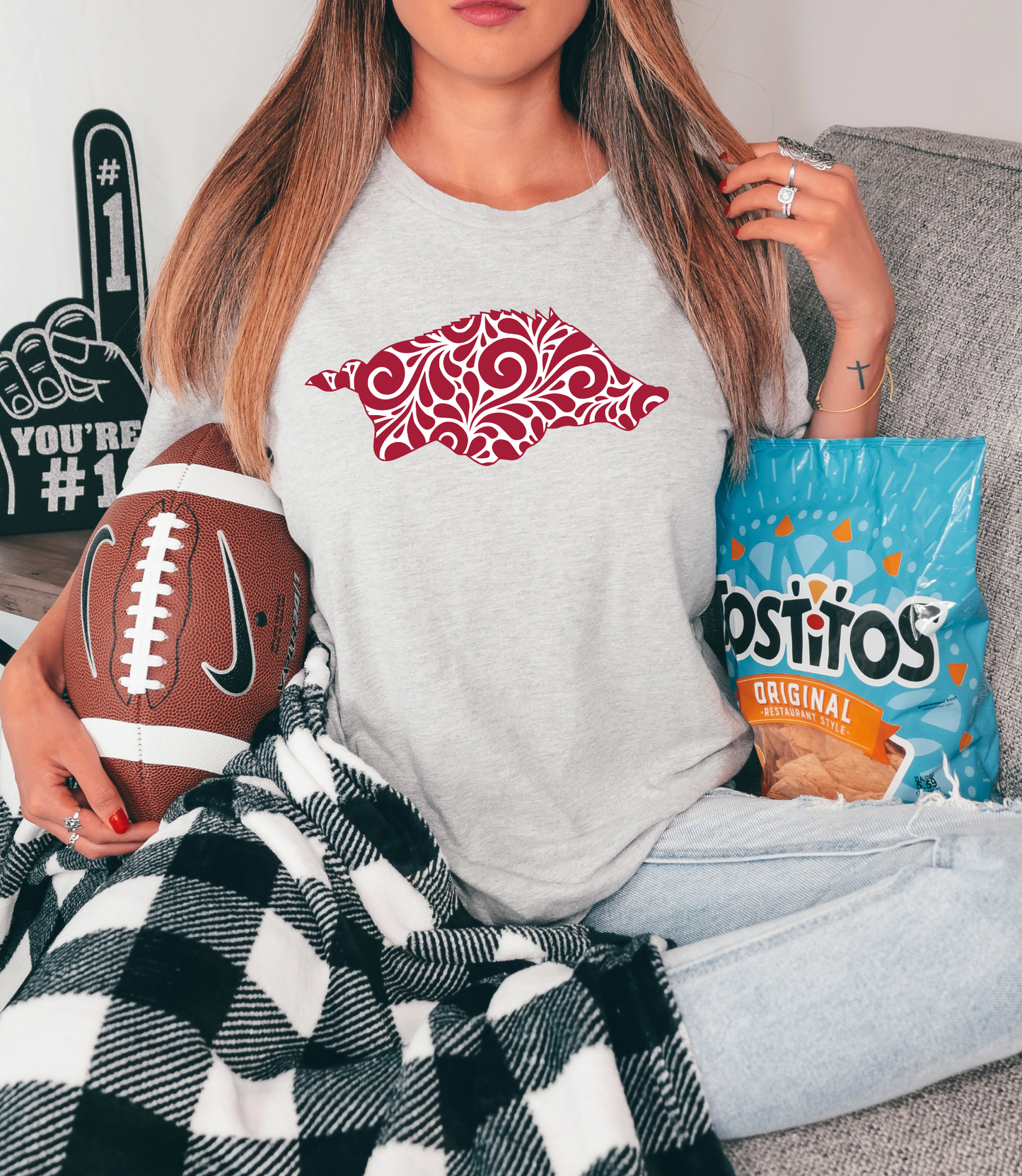 Razorback with red pattern inside