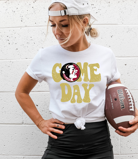 Game day- Florida state, gold
