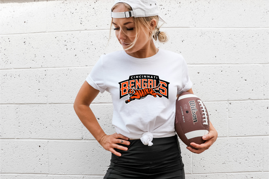 Cincinnati Bengal's with mascot