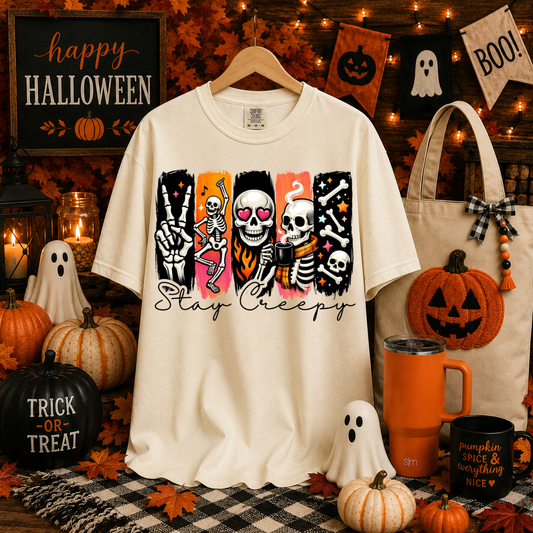 Stay Creepy Brushstroke