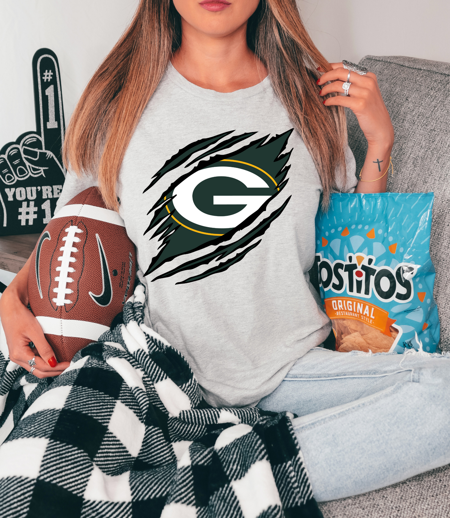 Chest tear - Green bay packers