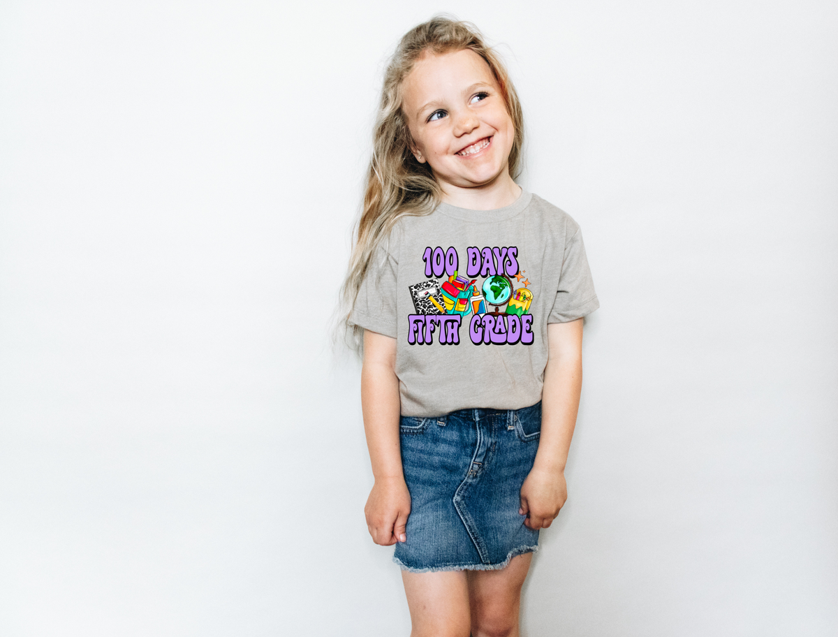 100 Days Fifth Grade – PURPLE