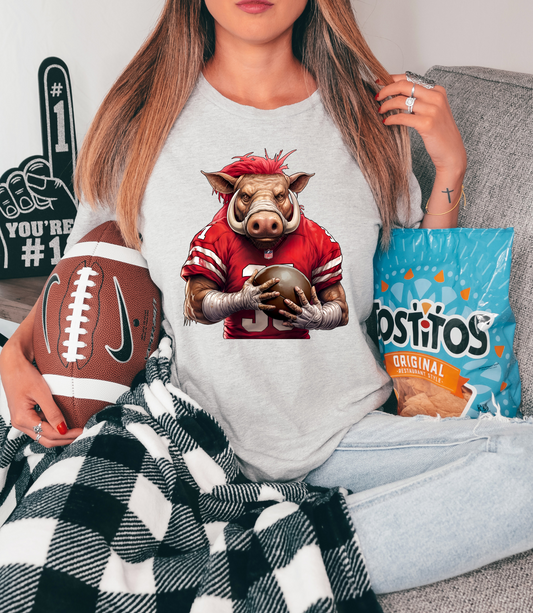 Razorback in uniform