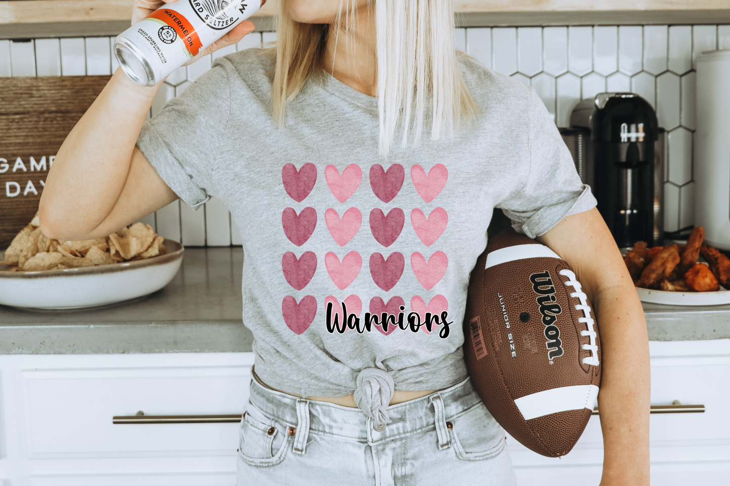 Warriors Pink Hearts