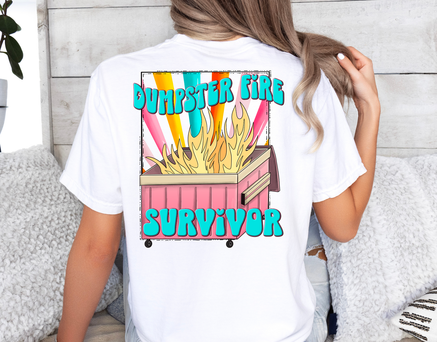 Dumpster Fire - Blue