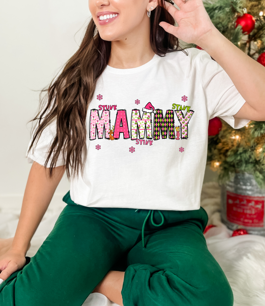 Mammy Grinch Christmas Doodle