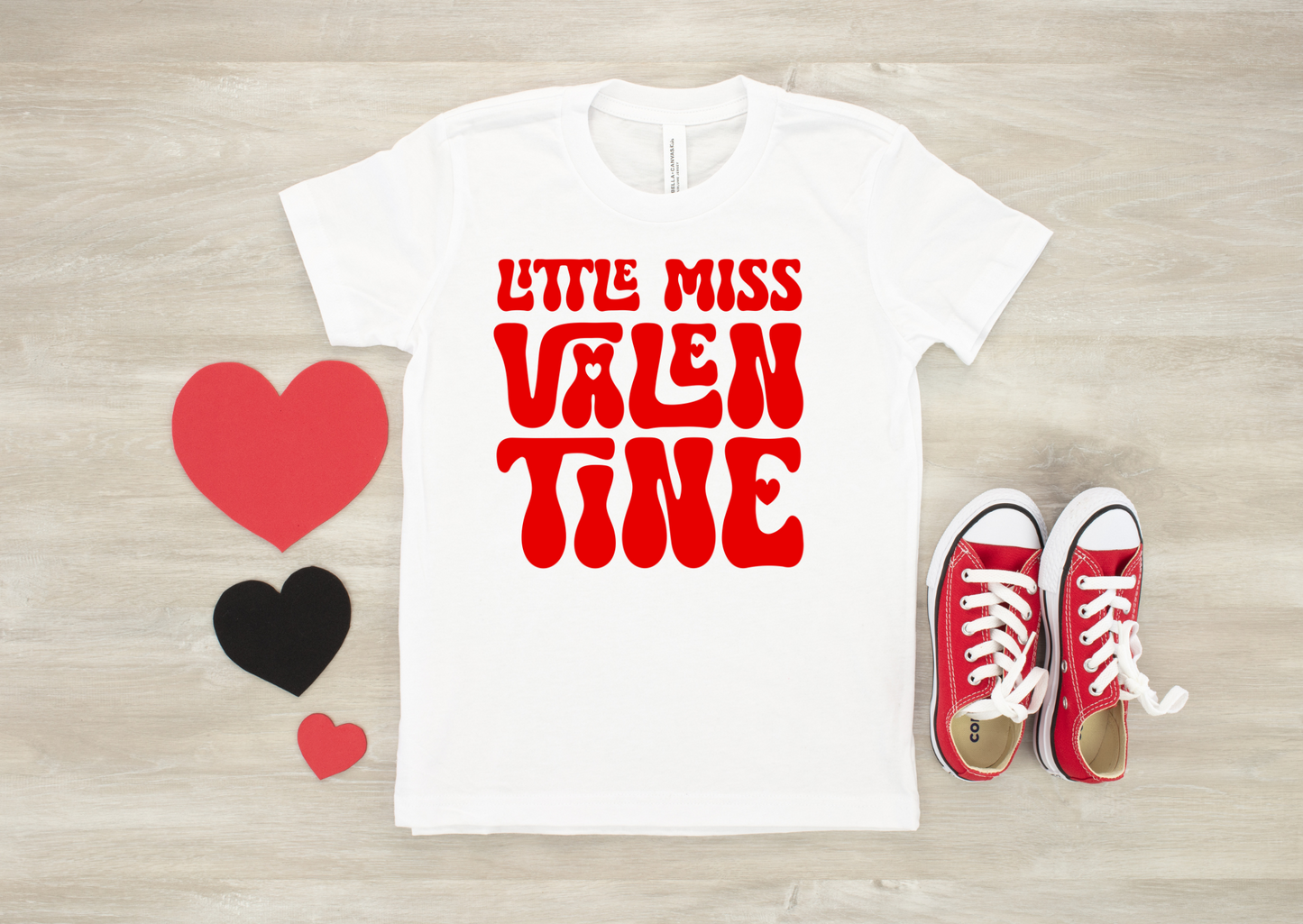 Little Miss Valentine RED - DTF Transfer