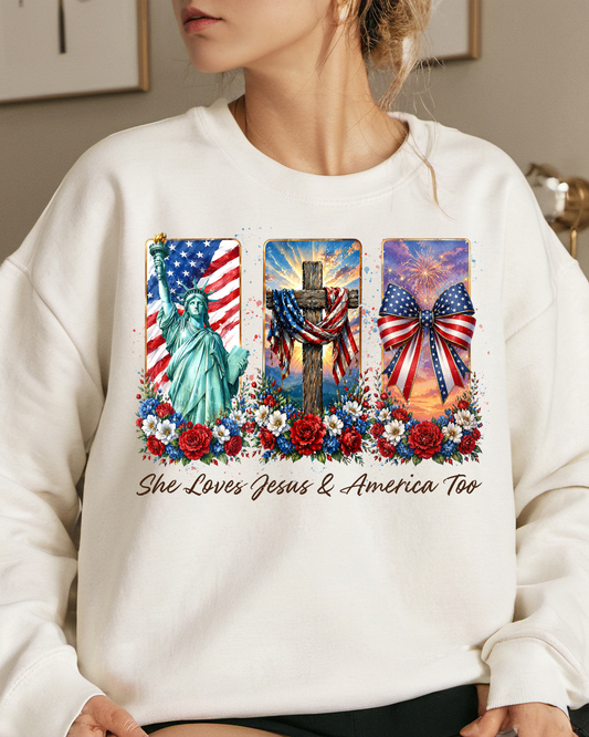 She Loves Jesus & America Too