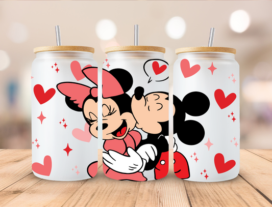 Mickey Kissing Minnie - UV Libby Wrap