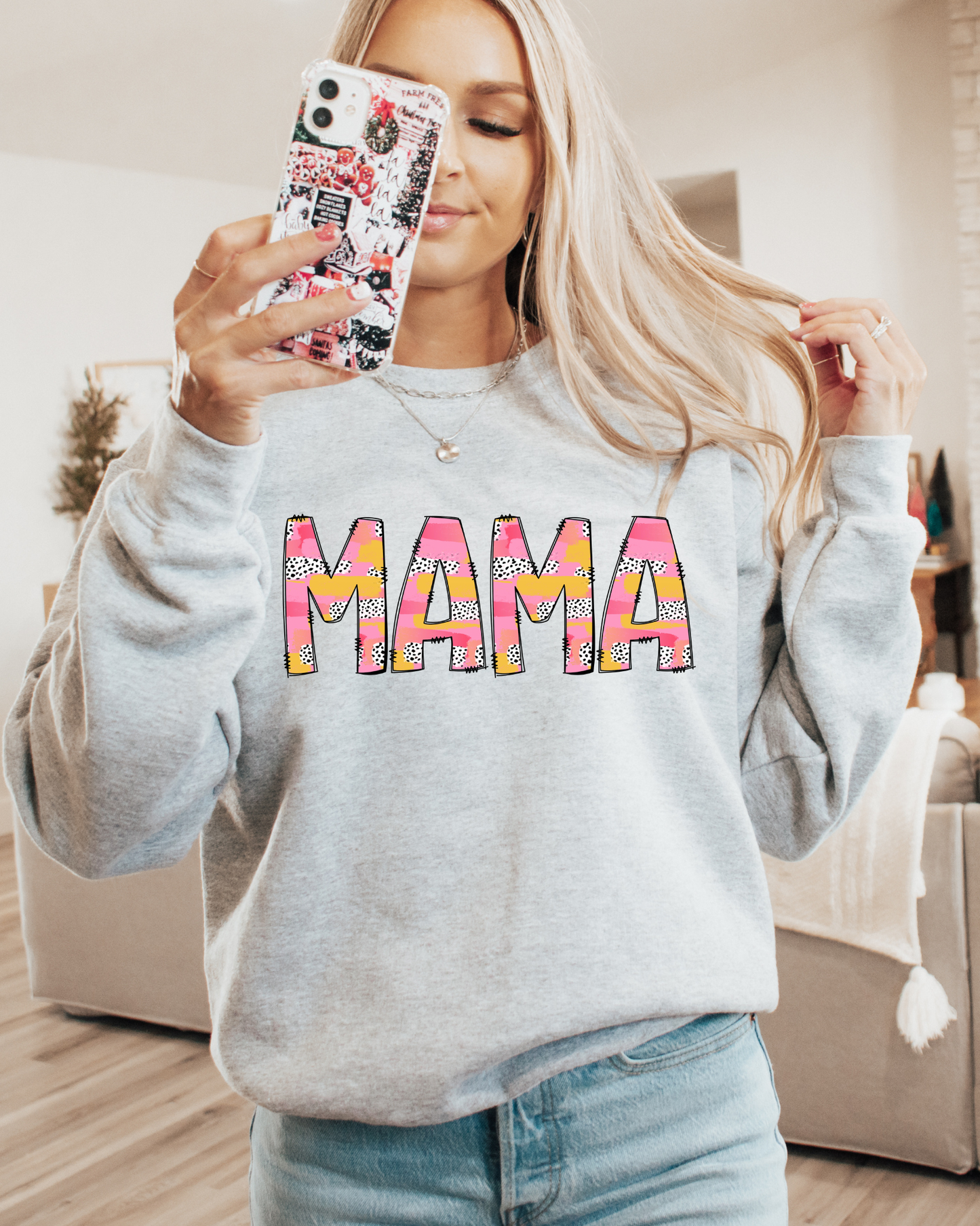 Mama (colorful w/dots)