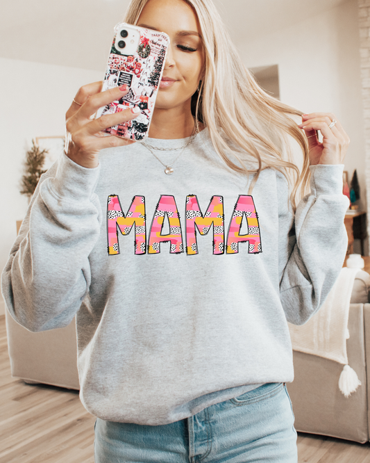 Mama (colorful w/dots)