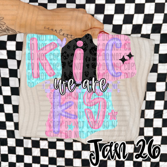 WE ARE KICKS LEOPARD