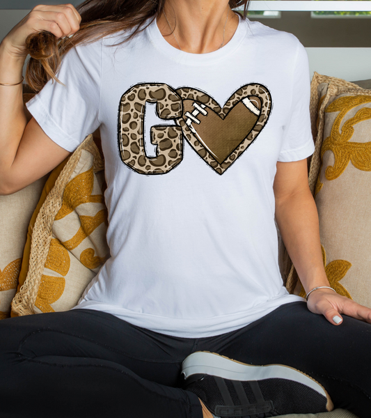 Go, cheetah print and football