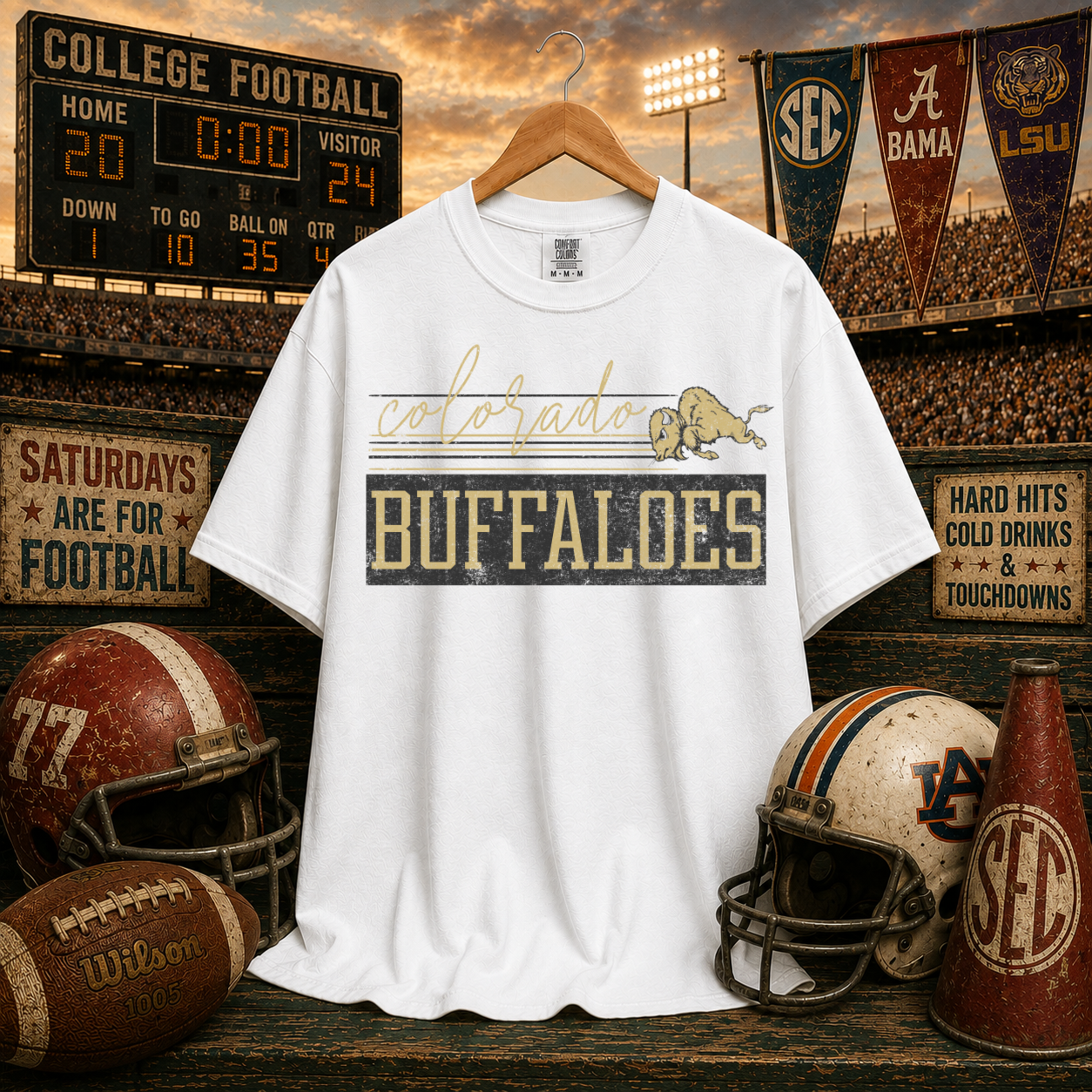 Retro Vibe Colorado Buffaloes