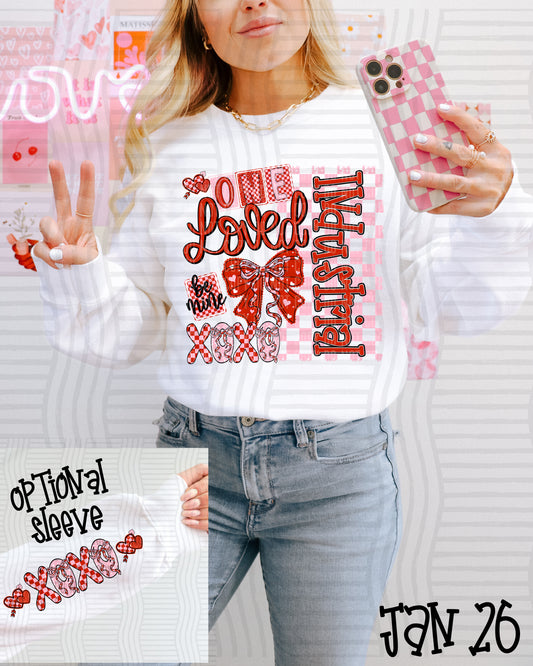 XOXO ONE LOVED INDUSTRIAL (FRONT ONLY)