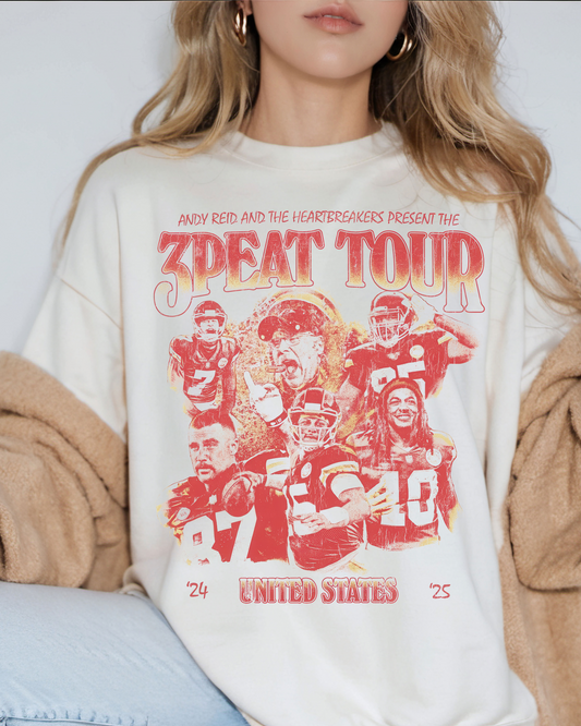 Kansas City Chiefs 3 Peat Tour White