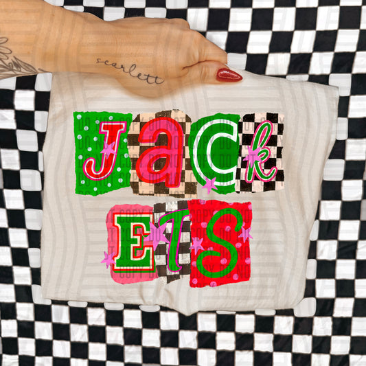 JACKETS RED & GREEN CHECKERS