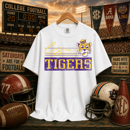 Retro Vibe LSU Tigers