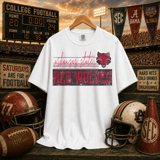 Retro Vibe Arkansas State Red Wolves