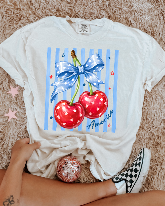 America Cherries Bow
