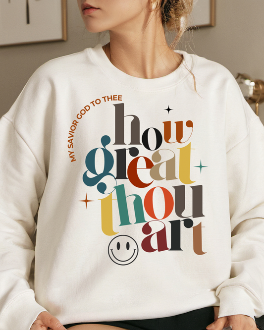 My Savior God To Thee How Great Though Art