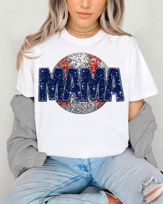 Mama Royal Blue Baseball