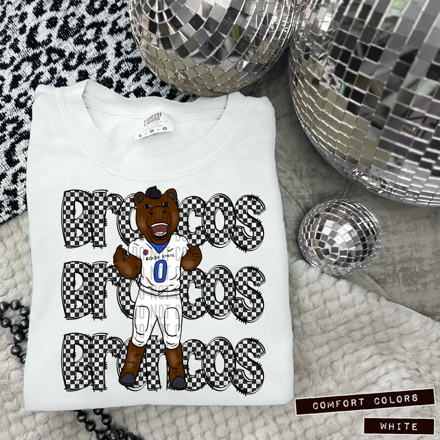BOISE STATE BRONCOS CHECKERS