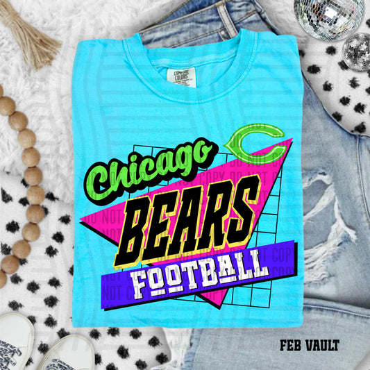 RETRO CHICAGO BEARS FOOTBALL