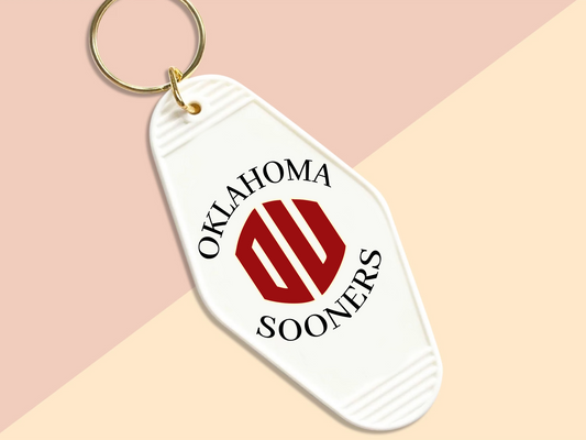 Oklahoma sooners - Motel keychain