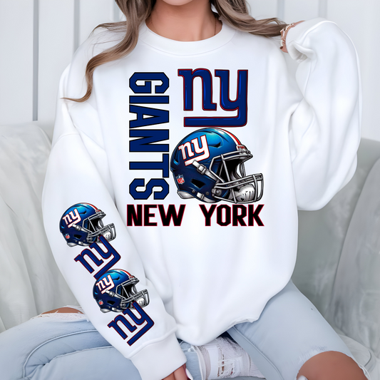 New York Giants Helmet And Logo-Sleeve